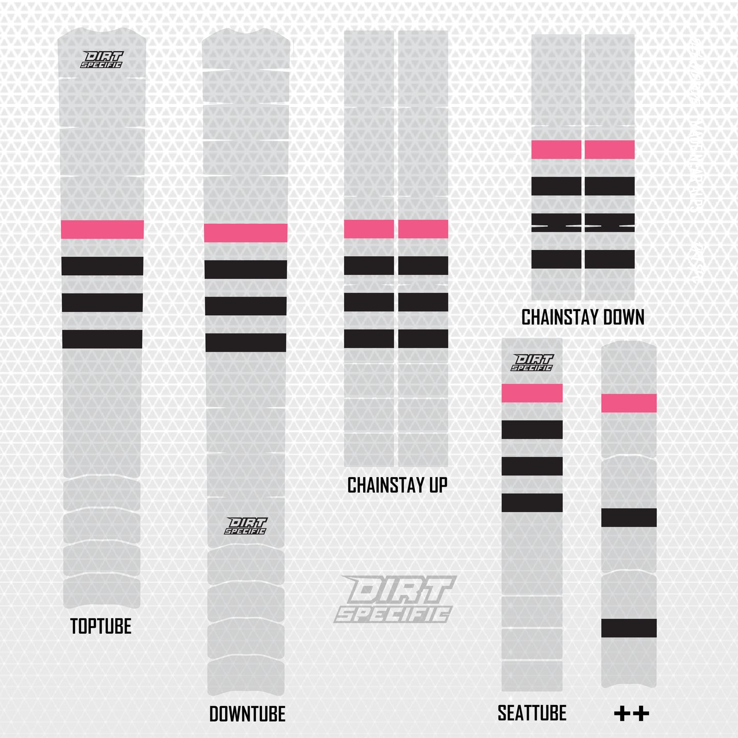 Urban Lines - Bike Frame wrap MK2 bike wrap kit – full frame protection set for mountain bikes mtb gravel downhill enduro