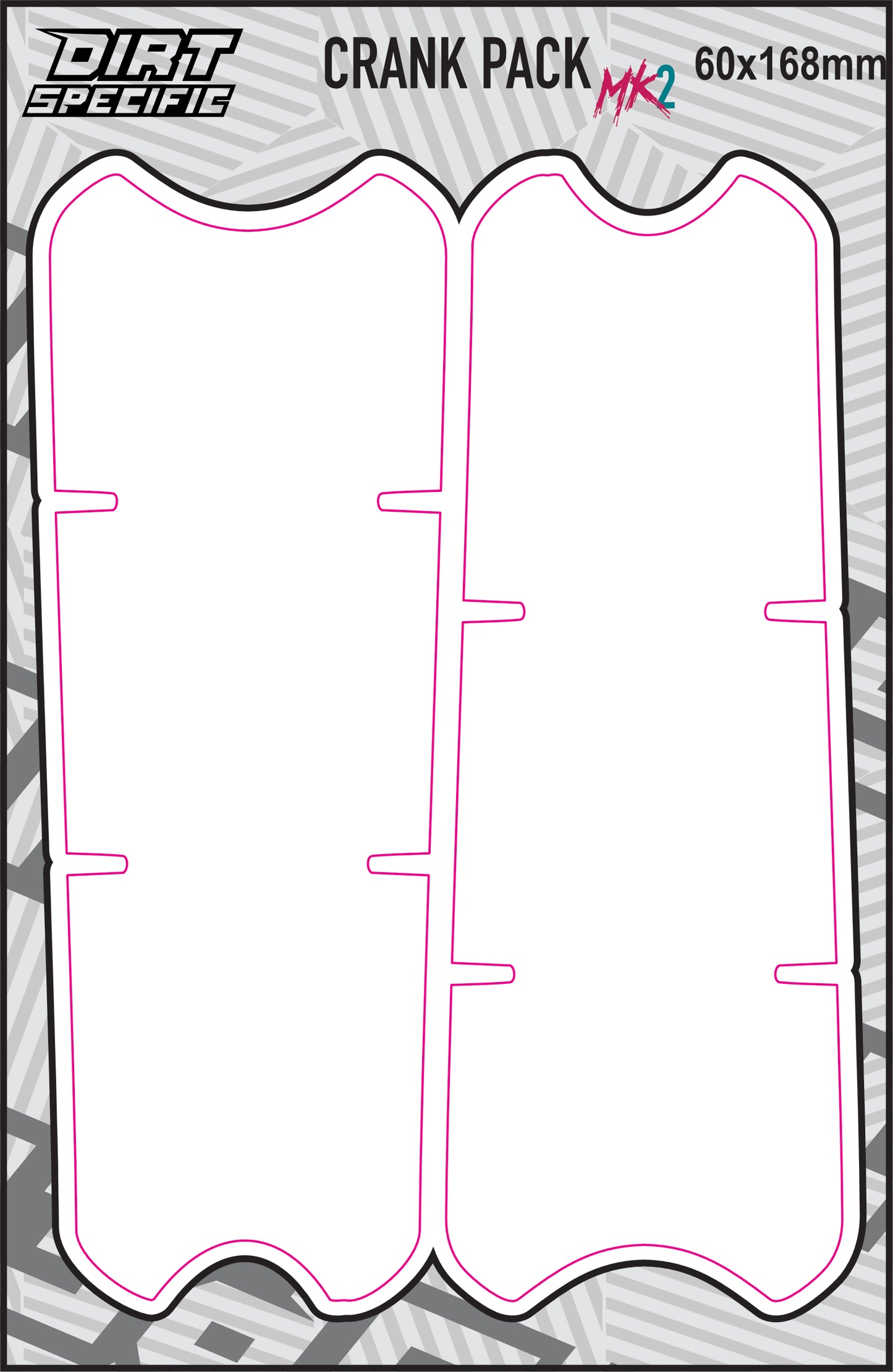 Crank pack - crank wrap MK2 bike wrap kit – full frame protection set for mountain bikes mtb gravel downhill enduro