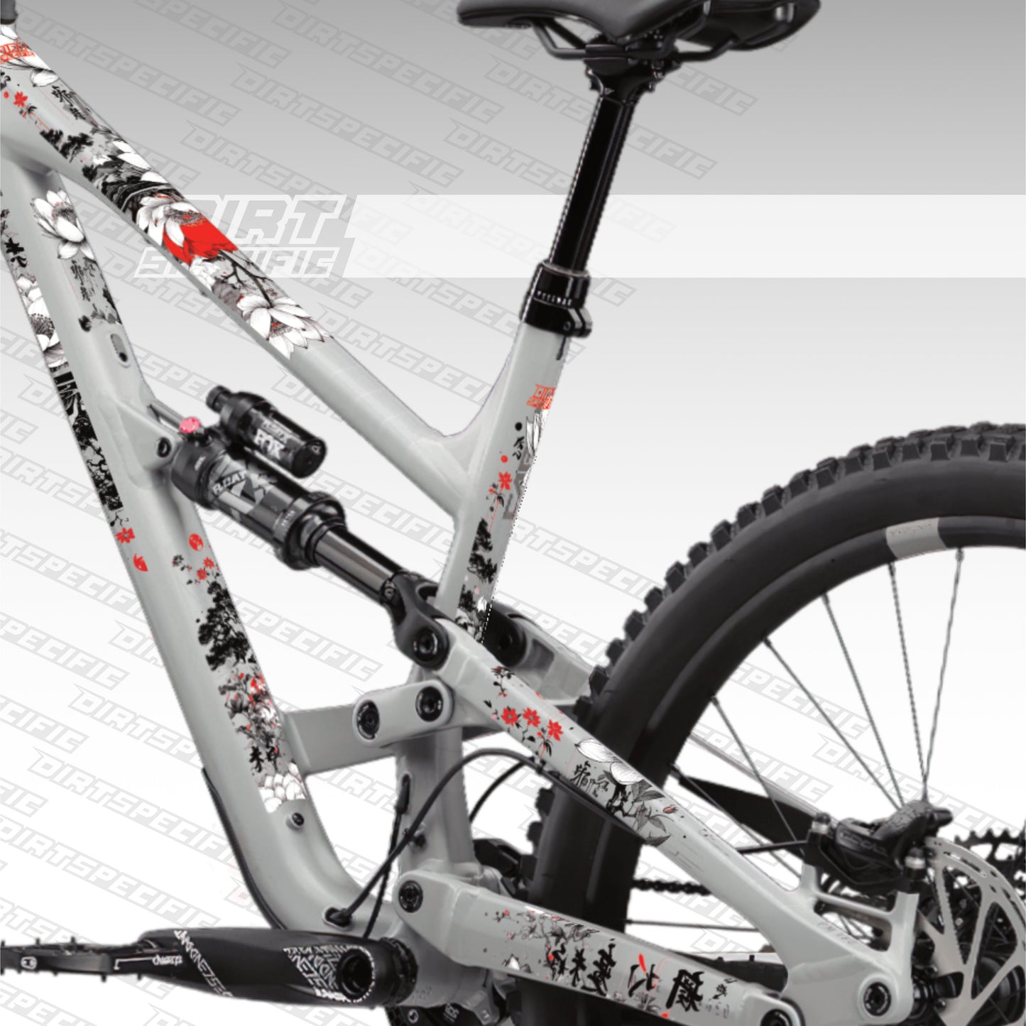 ZEN garden - Bike Frame wrap MK2 bike wrap kit – full frame protection set for mountain bikes mtb gravel downhill enduro