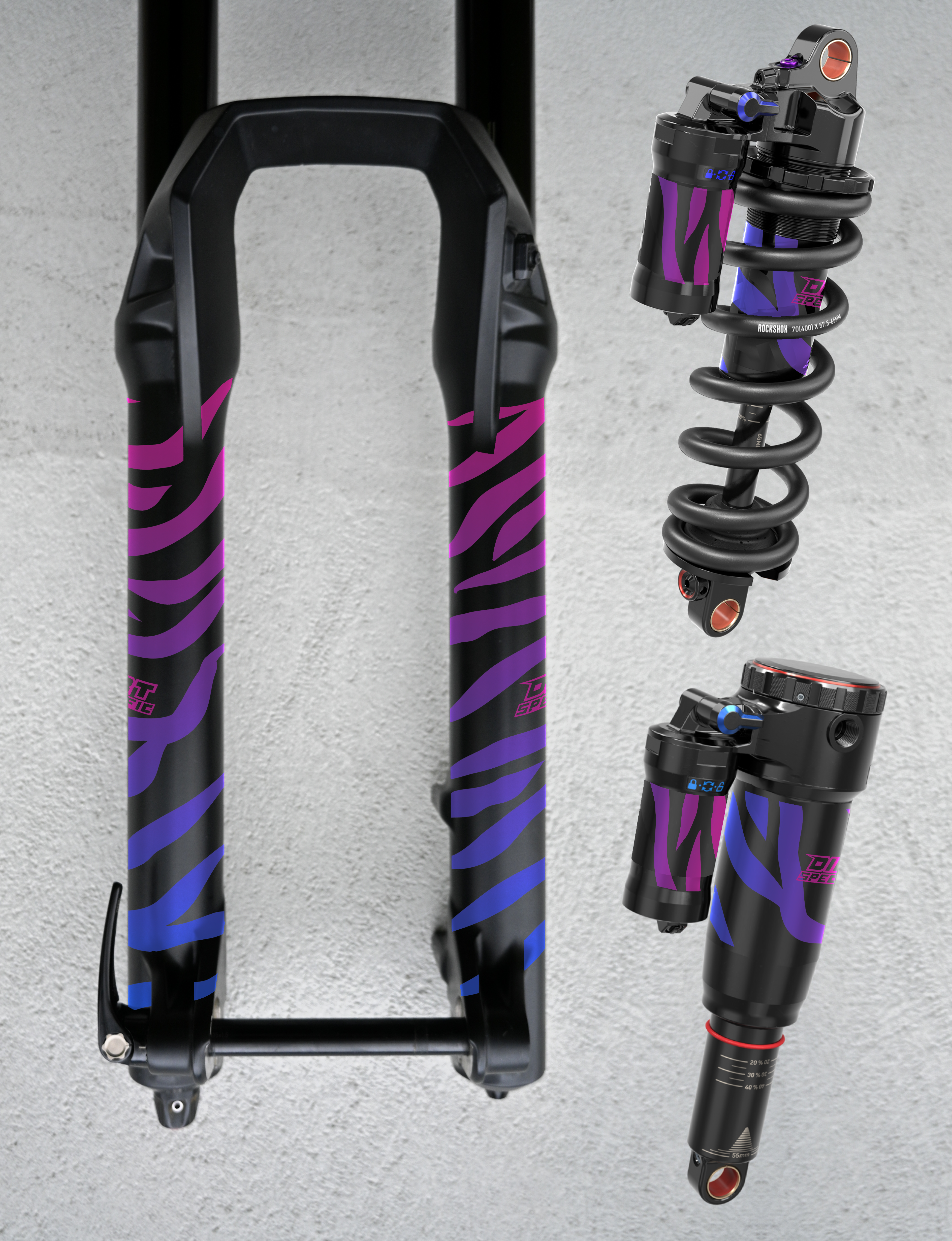 Crazy Zebra - 360 Suspension wrap MK2 – DIRTSPECIFIC Bike frame