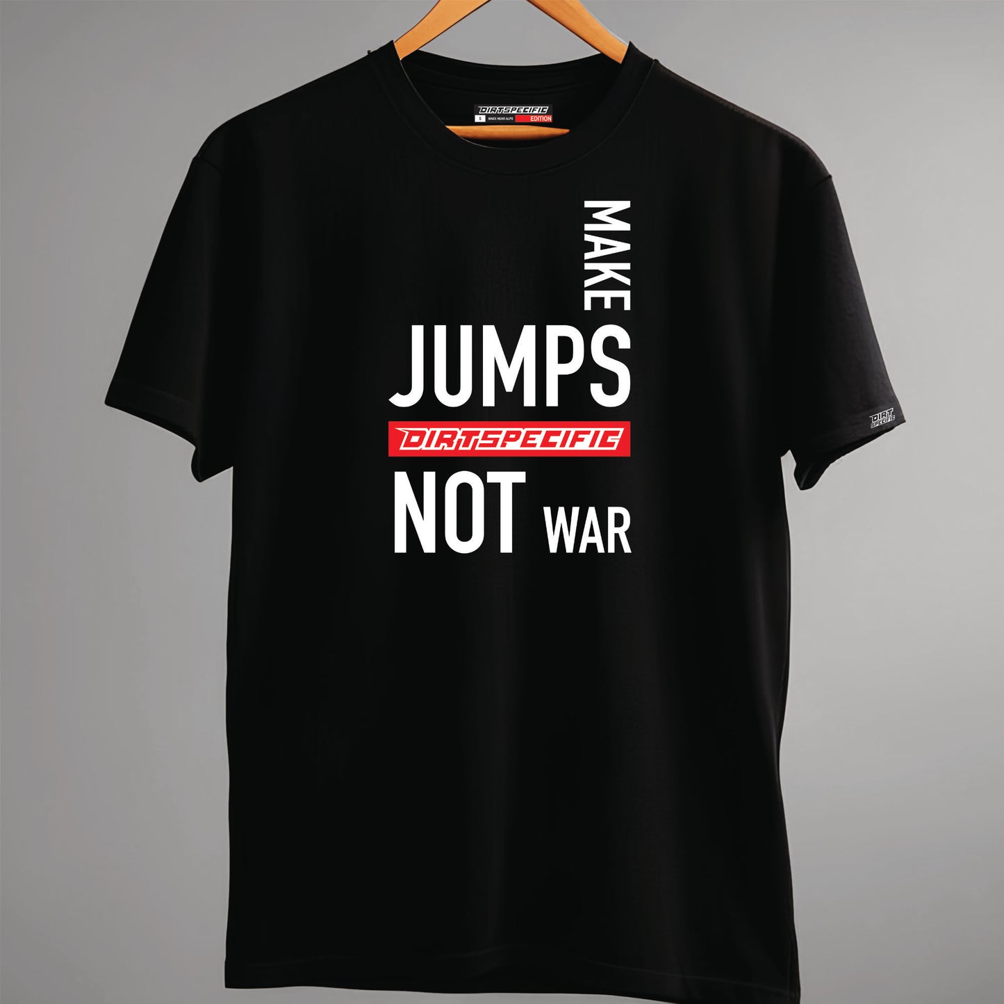 Make jumps Not war - DIRTSPECIFIC HEAVY RIDING SHIRT bike wrap kit – full frame protection set for mountain bikes mtb gravel downhill enduro