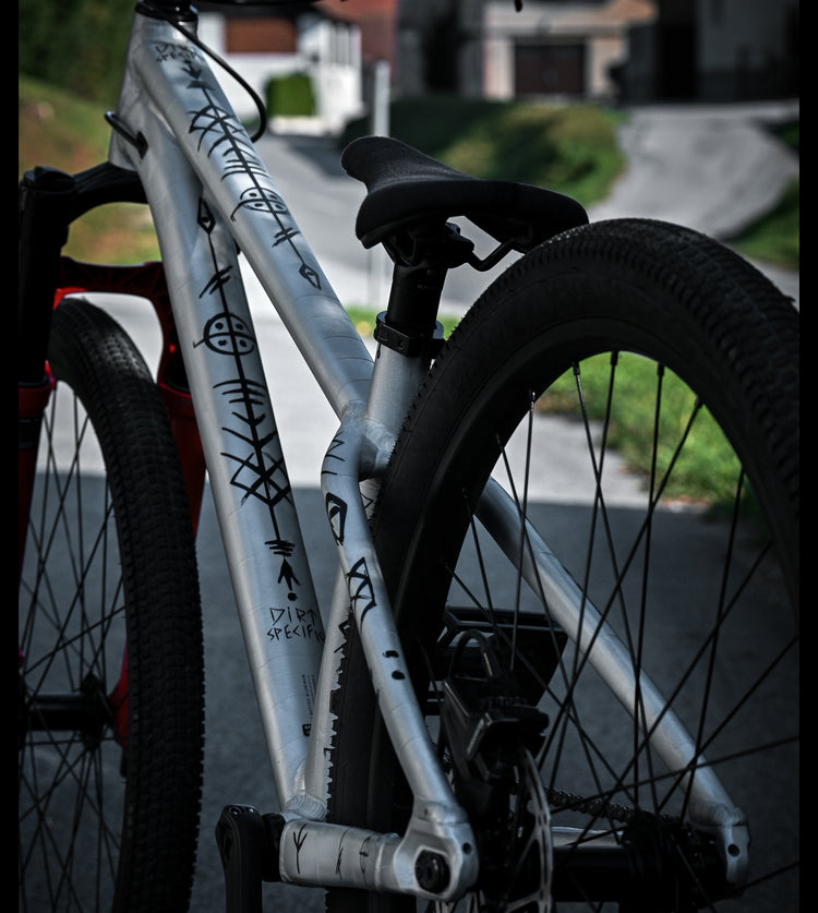 Dark Loam Runes LIMITED EDITON - Bike Frame wrap MK2 (Custom Color Opt ...