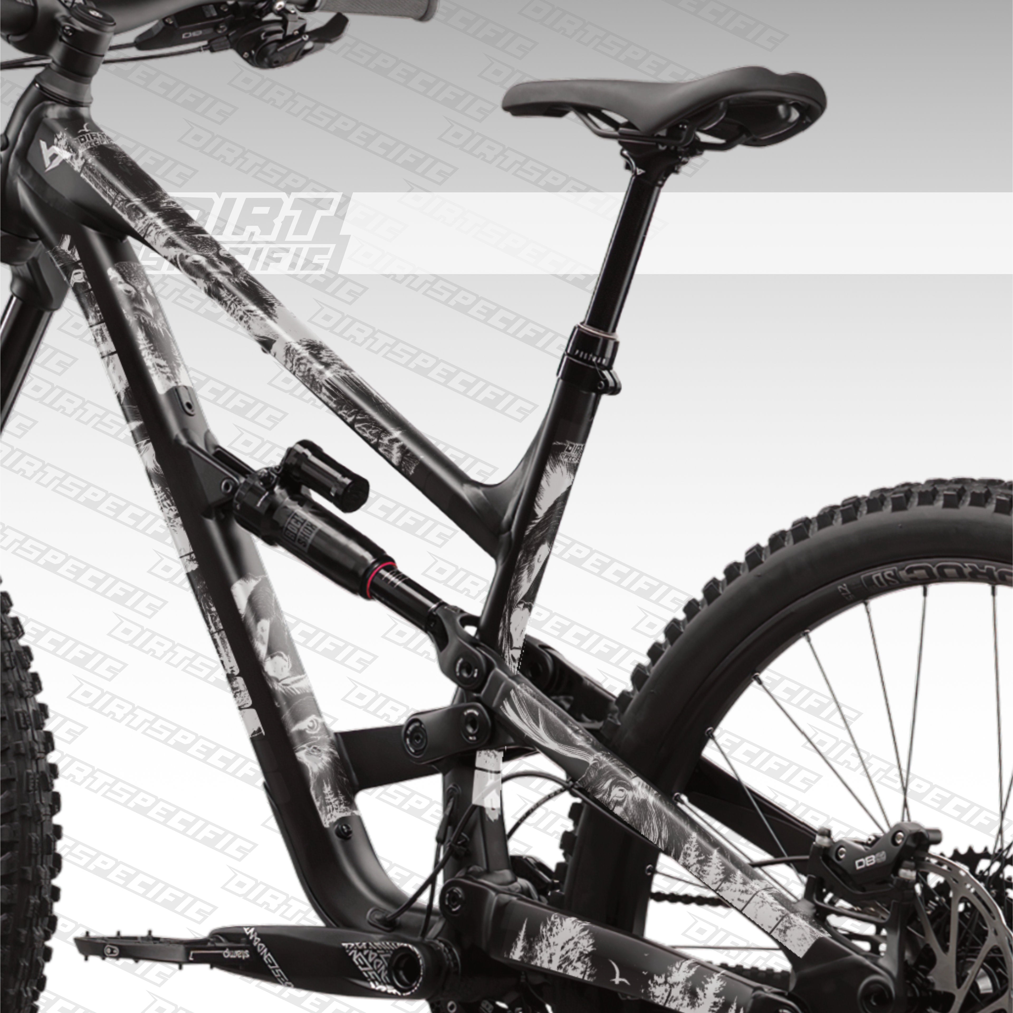 Alaska Winter - Bike Frame wrap MK2 - (Custom Color Options🎨 ...