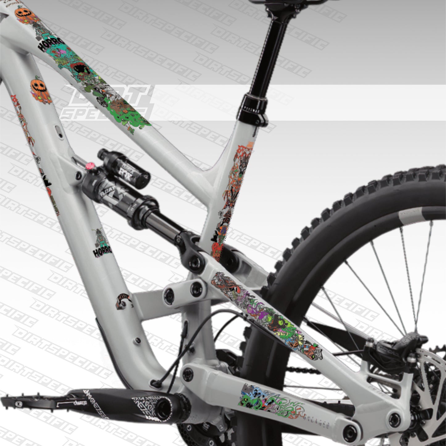 hoRRor - Bike Frame wrap MK2 by VONDERGECH[artist series)