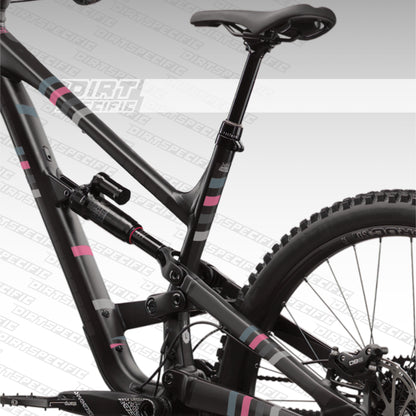 Graphite Lines - Bike Frame wrap MK2 bike wrap kit – full frame protection set for mountain bikes mtb gravel downhill enduro