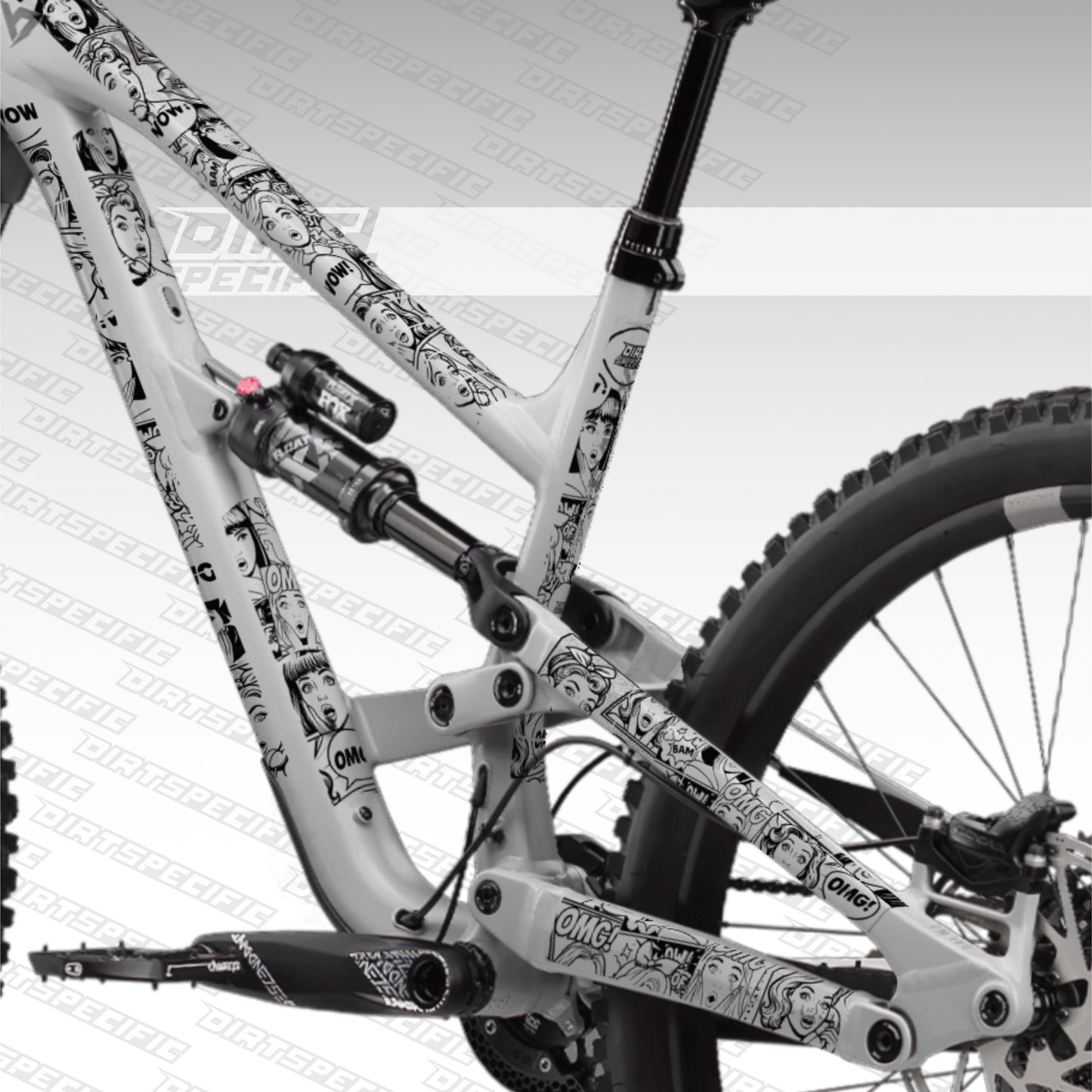 bike wrap bike downhill