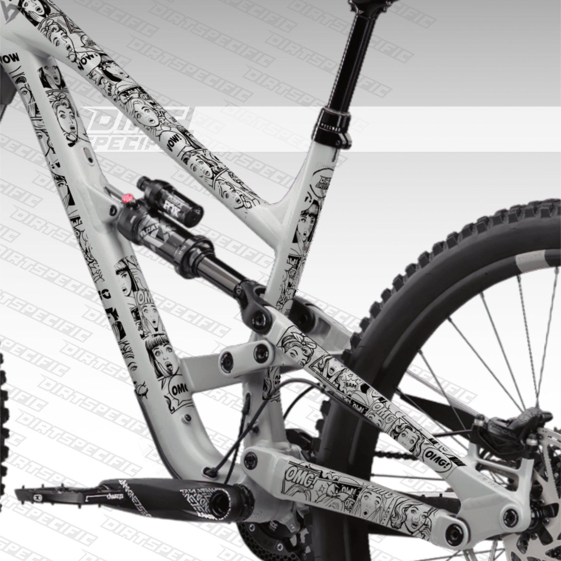 bike wrap bike downhill