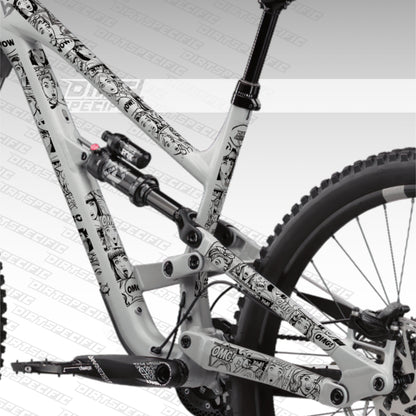 bike wrap bike downhill