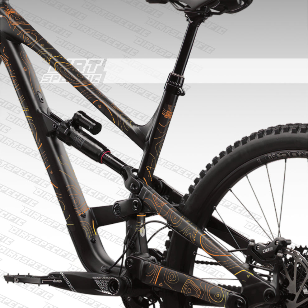 Sunset RIDGE - Bike Frame wrap MK2 – DIRTSPECIFIC Bike frame protection