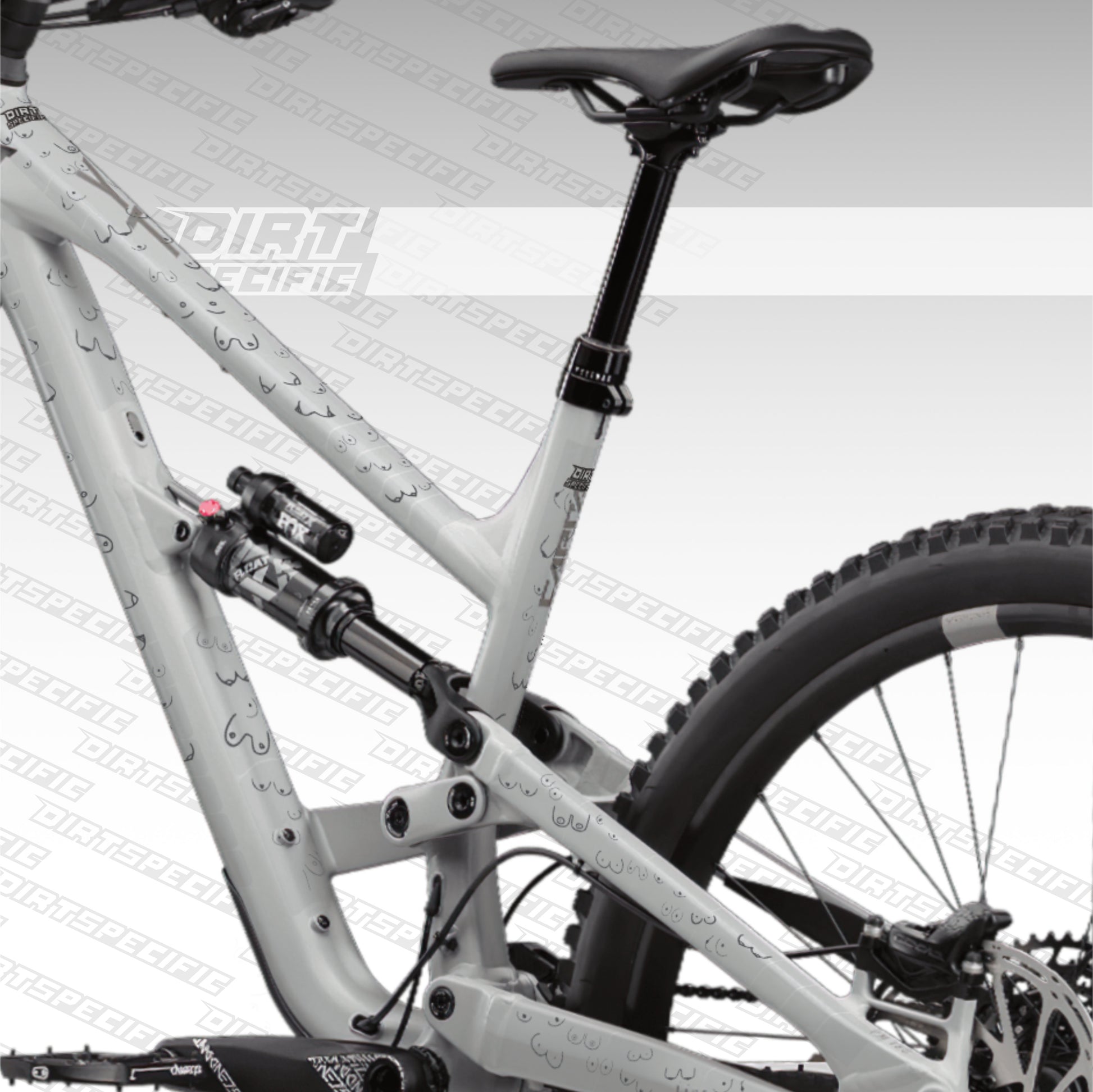 Dicke Titten - Bike Frame wrap MK2