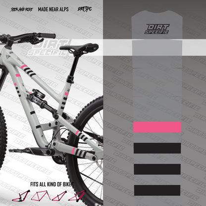 Urban Lines - Bike Frame wrap MK2 bike wrap kit – full frame protection set for mountain bikes mtb gravel downhill enduro