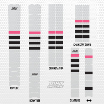 Urban Lines - Bike Frame wrap MK2 bike wrap kit – full frame protection set for mountain bikes mtb gravel downhill enduro