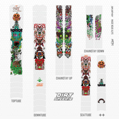 hoRRor - Bike Frame wrap MK2 by VONDERGECH[artist series)