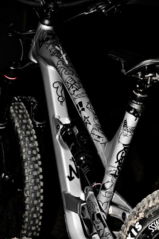 Graffiti - Bike Frame wrap MK2 - (Custom Color Options🎨 ...