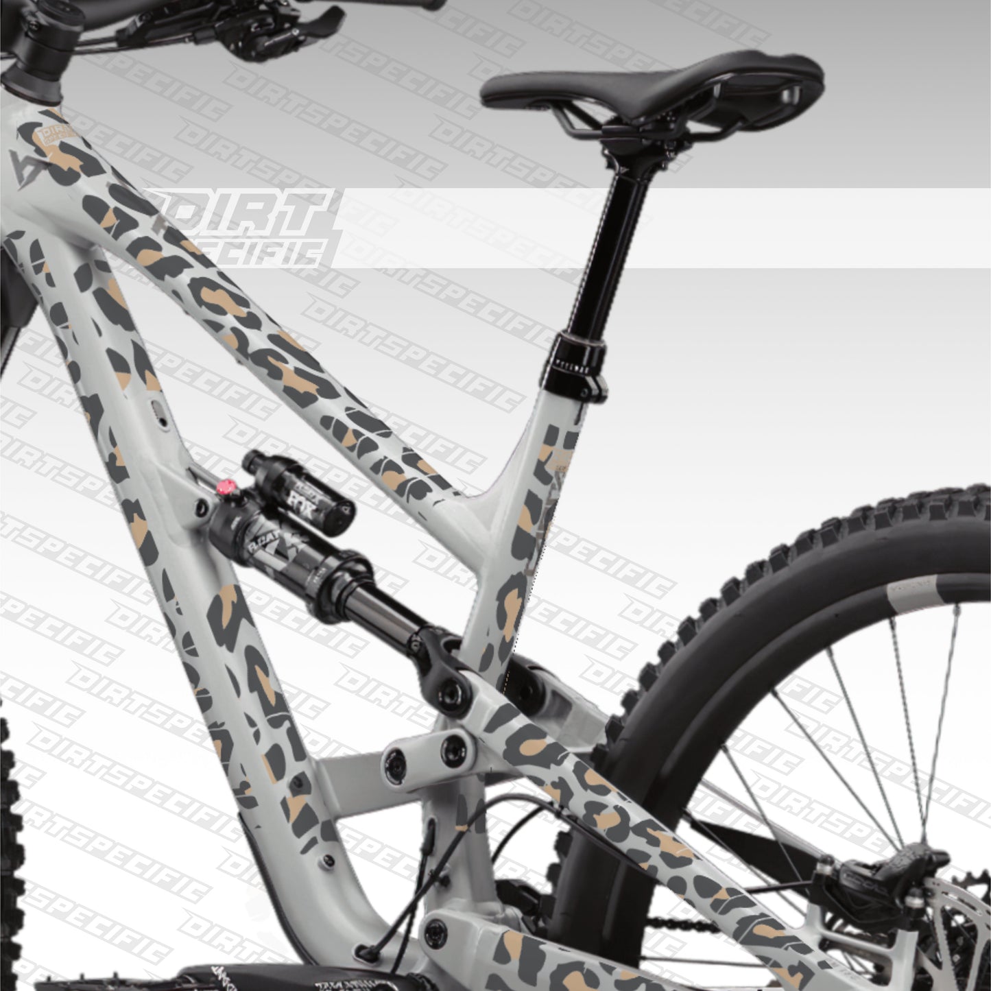 Cheetah - Bike Frame wrap MK2 bike wrap kit – full frame protection set for mountain bikes mtb gravel downhill enduro