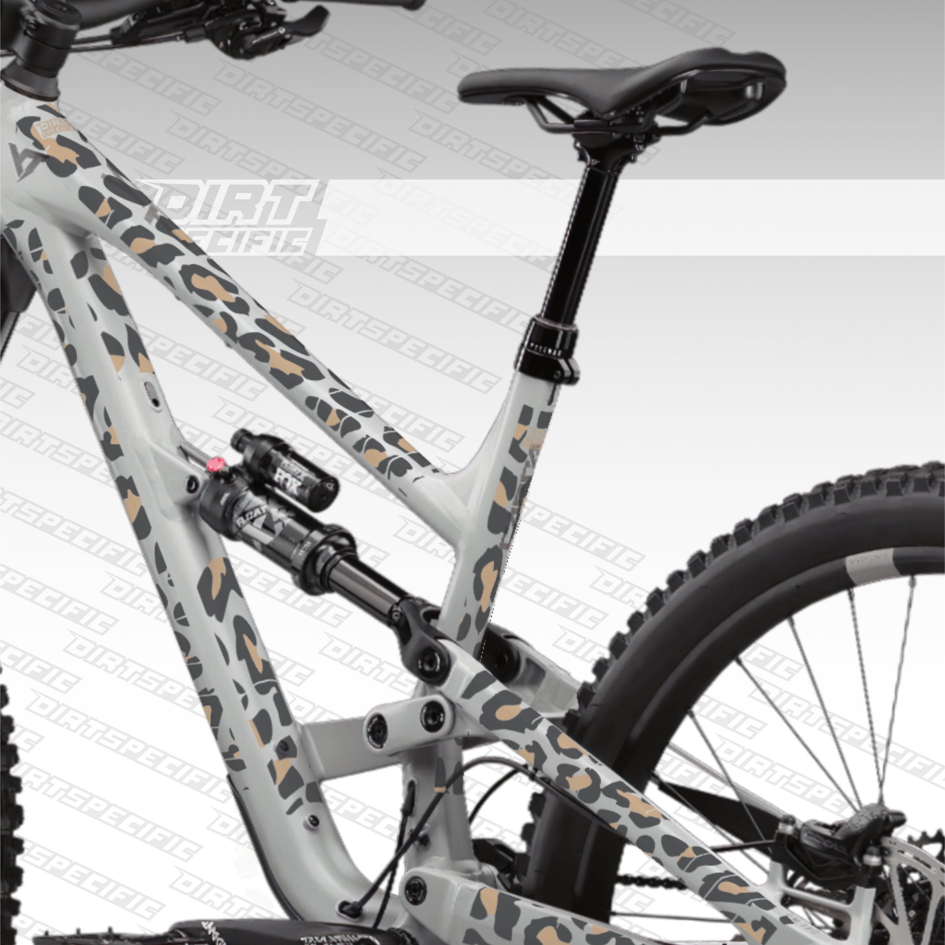 Cheetah - Bike Frame wrap MK2 bike wrap kit – full frame protection set for mountain bikes mtb gravel downhill enduro