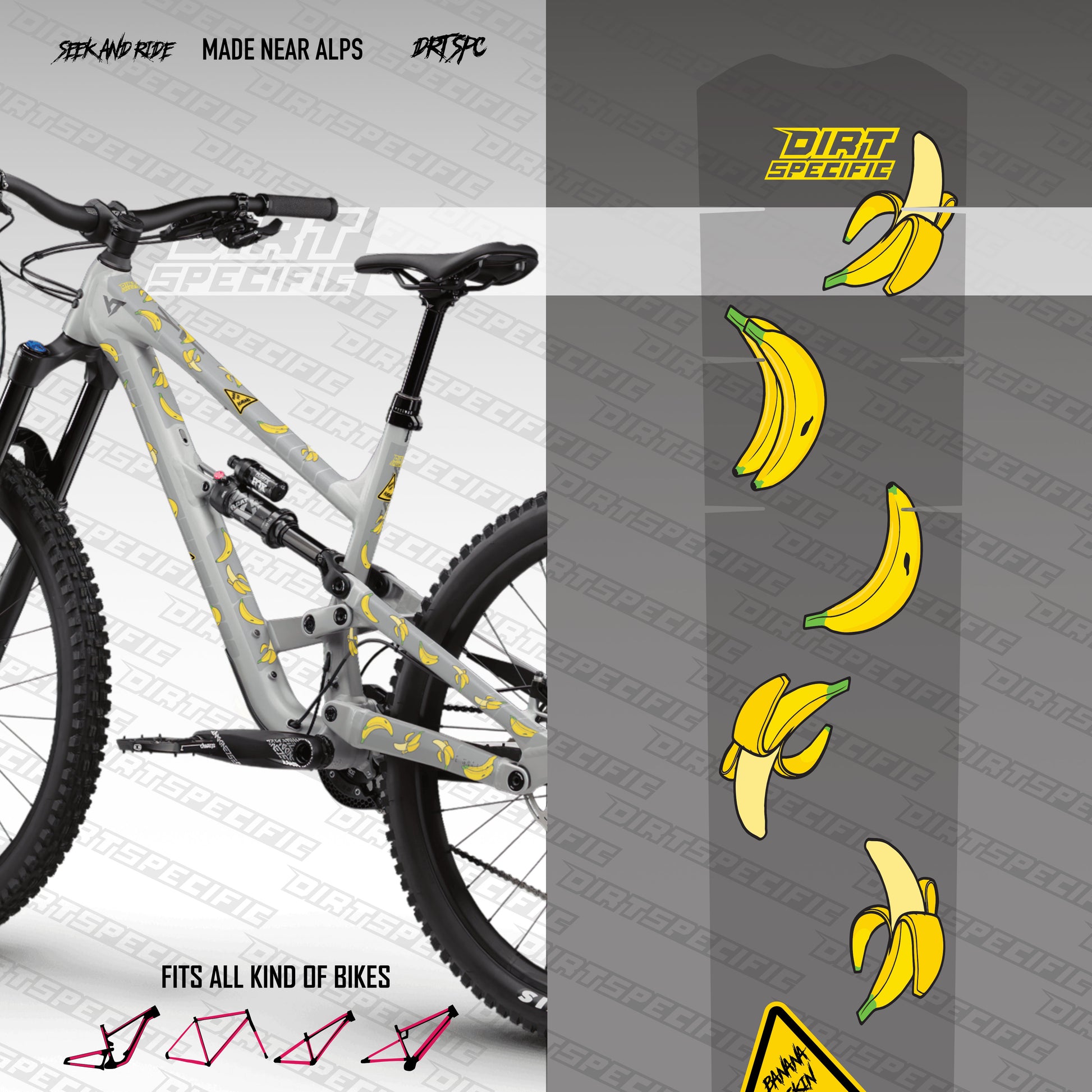 gravel bike wrap Banane