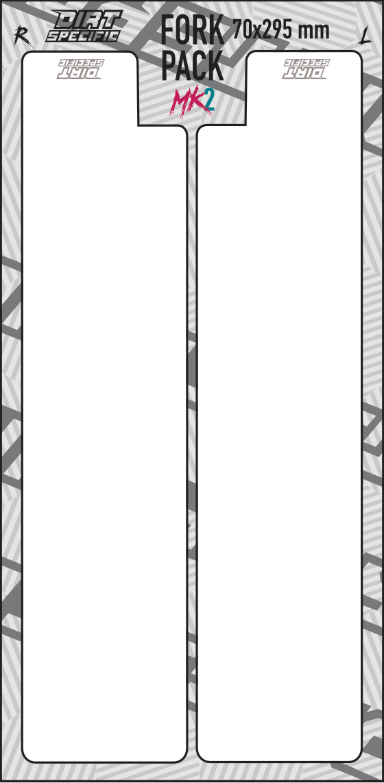 Fork pack - Bike Fork wrap MK2 bike wrap kit – full frame protection set for mountain bikes mtb gravel downhill enduro