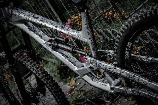 Comic Ride - Bike Frame wrap MK2 - (Custom Color Options🎨 ...