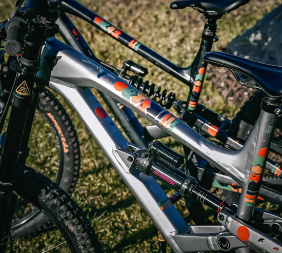 Retro Hills - Bike Frame wrap MK2 – DIRTSPECIFIC Bike frame protection