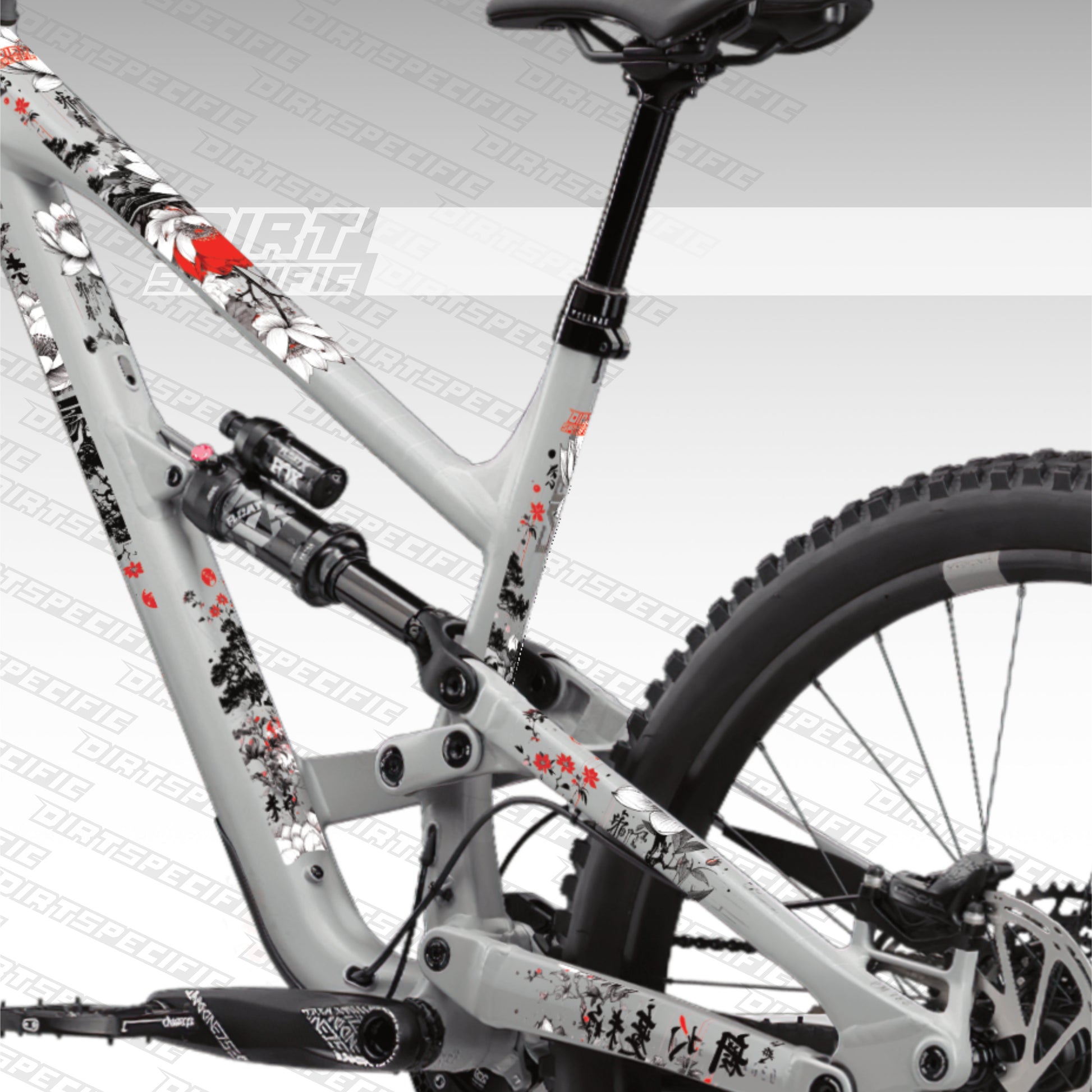 ZEN garden - Bike Frame wrap MK2 bike wrap kit – full frame protection set for mountain bikes mtb gravel downhill enduro