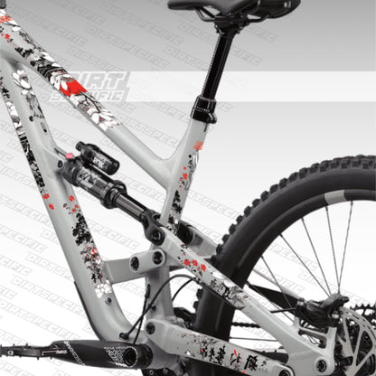 ZEN garden - Bike Frame wrap MK2 bike wrap kit – full frame protection set for mountain bikes mtb gravel downhill enduro