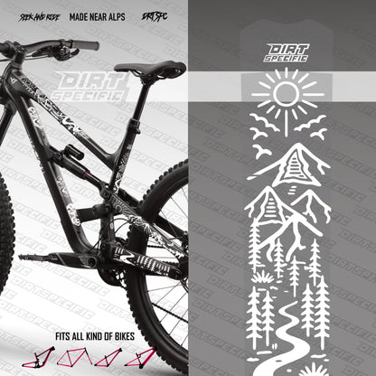 bike wrap kit – full frame protection set for mountain bikes mtb gravel downhill enduro