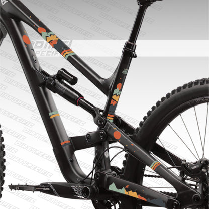 Retro Hills - Bike Frame wrap MK2