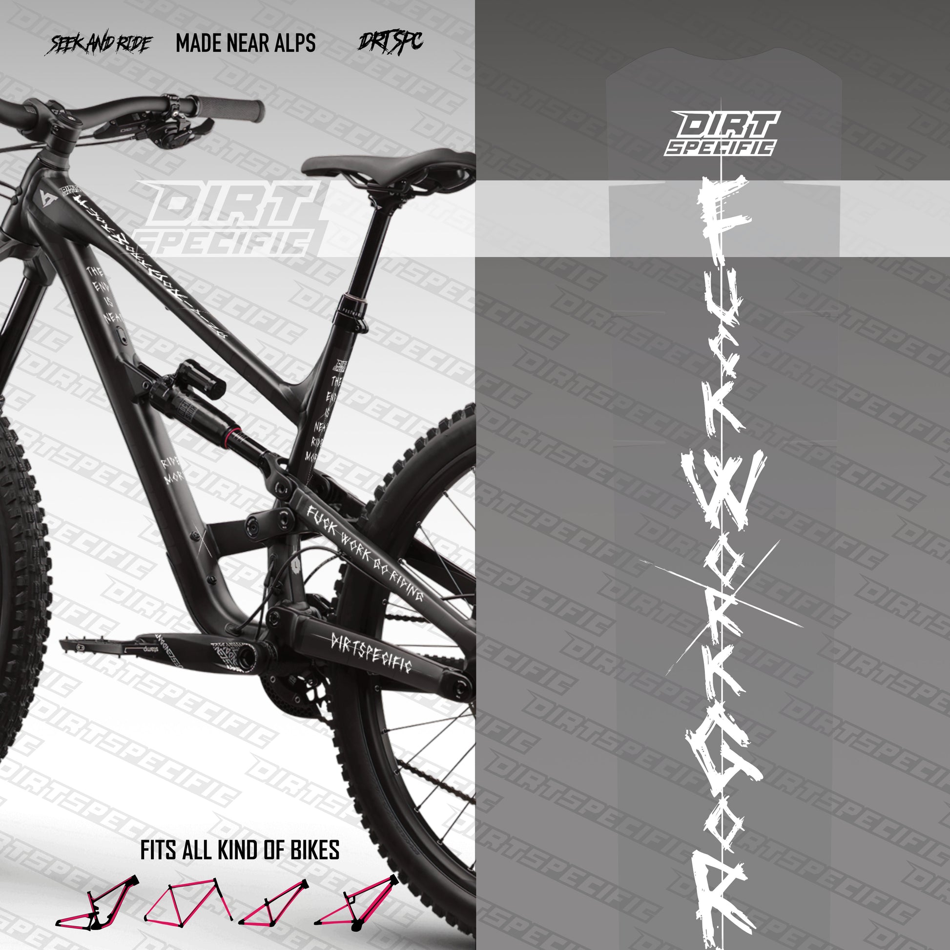 mtb bike wraps foil