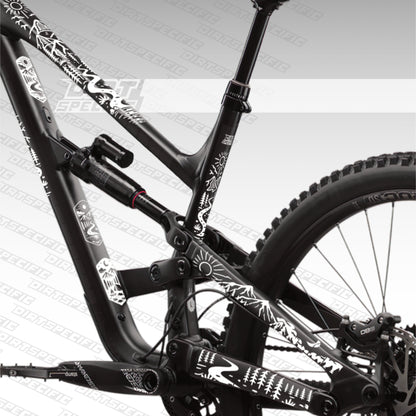 bike wrap kit – full frame protection set for mountain bikes mtb gravel downhill enduro