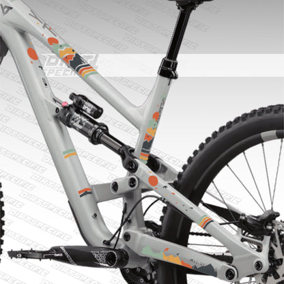 Retro Hills - Bike Frame wrap MK2