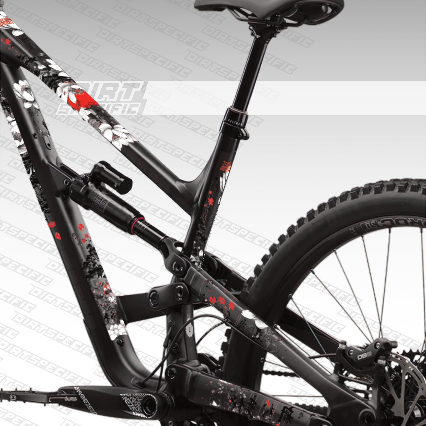 ZEN garden - Bike Frame wrap MK2 bike wrap kit – full frame protection set for mountain bikes mtb gravel downhill enduro