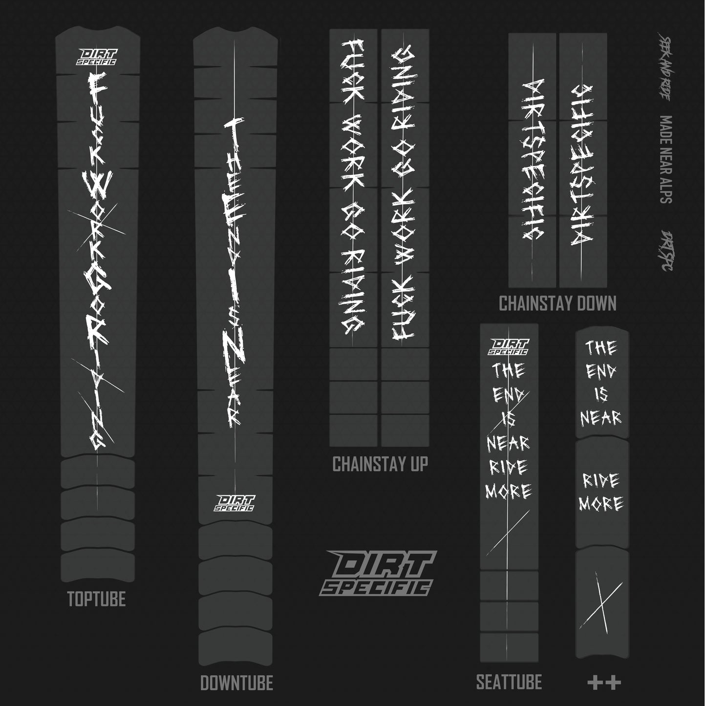 mtb bike wraps foil