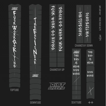 mtb bike wraps foil