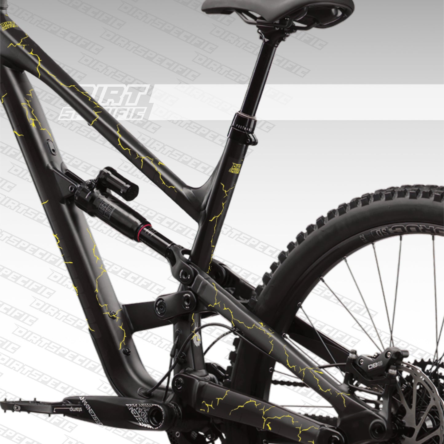 Kintsugi GOLD - Bike Frame wrap MK2 - (Custom Color Options🎨 ) bike wrap kit – full frame protection set for mountain bikes mtb gravel downhill enduro