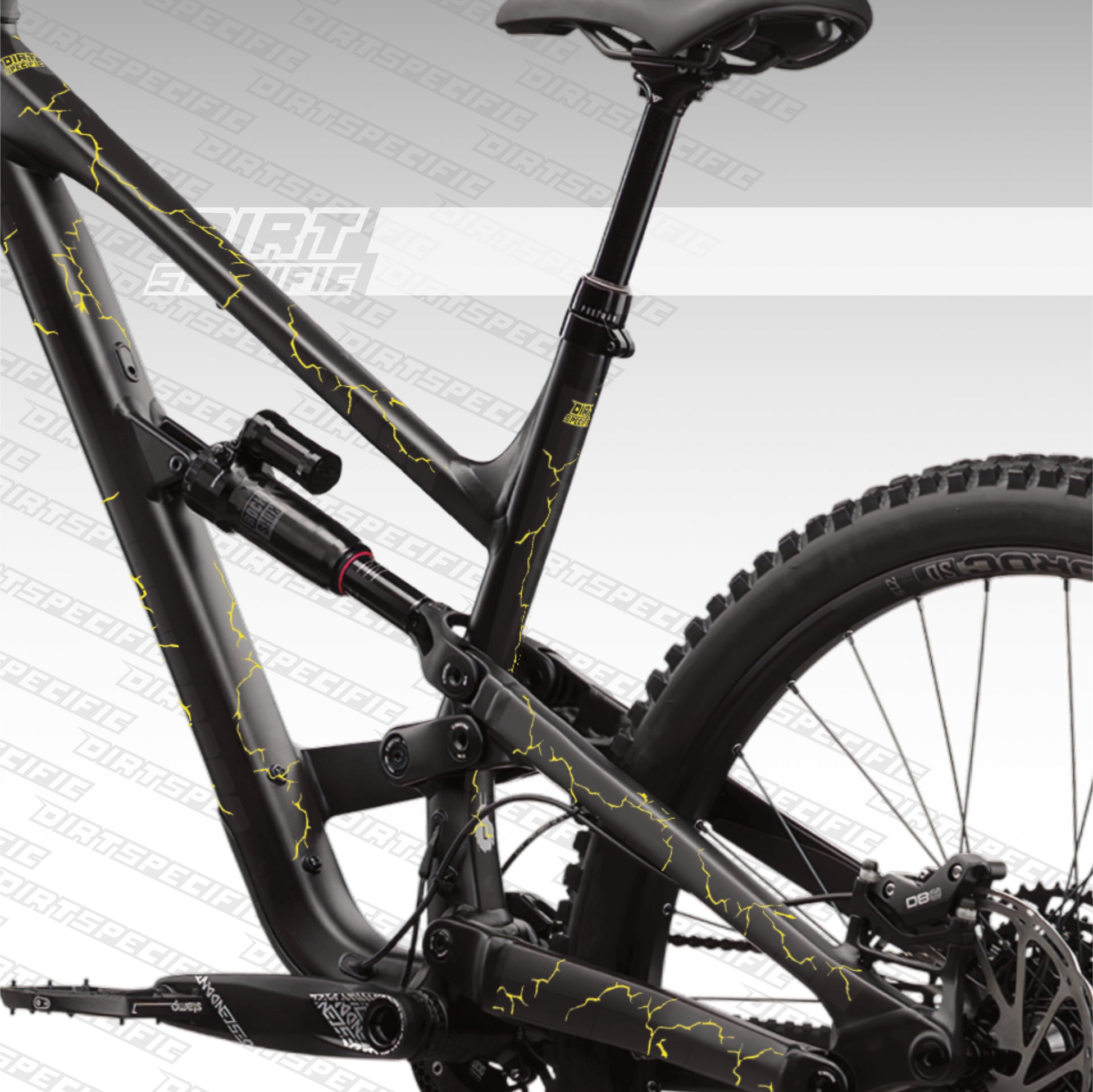 Kintsugi GOLD - Bike Frame wrap MK2 - (Custom Color Options🎨 ) bike wrap kit – full frame protection set for mountain bikes mtb gravel downhill enduro