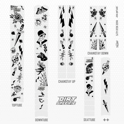 NeoRad by Vici- Bike Frame wrap MK2 - (Custom Color Options🎨)