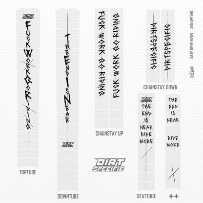 mtb bike wraps foil