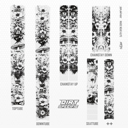 bike wrap kit – full frame protection set for mountain bikes mtb gravel downhill enduro