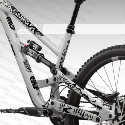 bike wrap kit – full frame protection set for mountain bikes mtb gravel downhill enduro