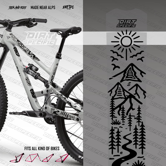 bike wrap kit – full frame protection set for mountain bikes mtb gravel downhill enduro