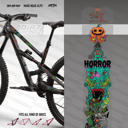 hoRRor - Bike Frame wrap MK2 by VONDERGECH[artist series)